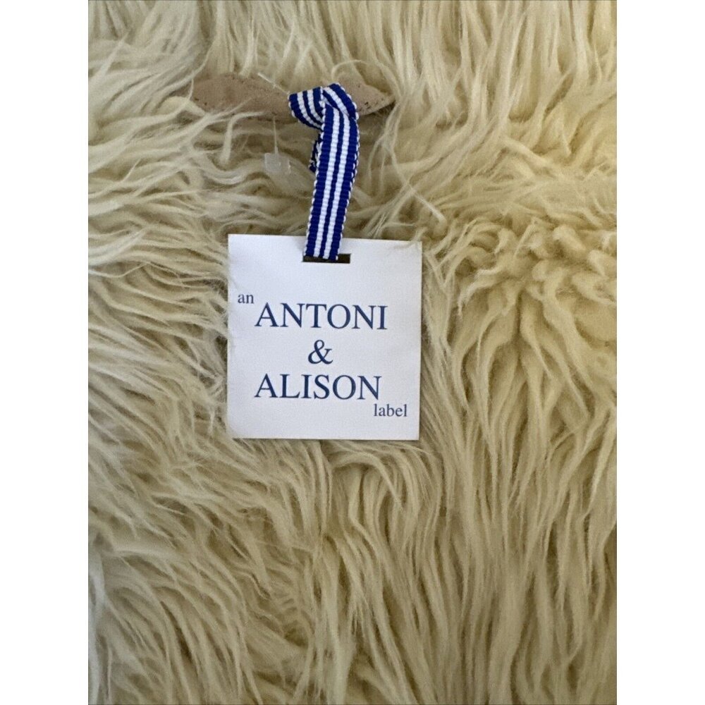Antoni And Alison Nouveau Edition Size 10 Faux Fur Coat - Picture 8 of 12